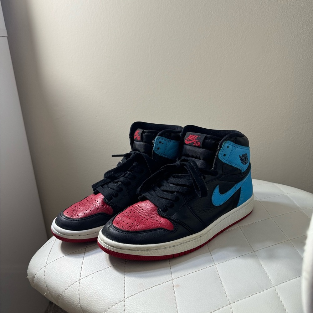 Nike 1 Black and Blue Sneakers